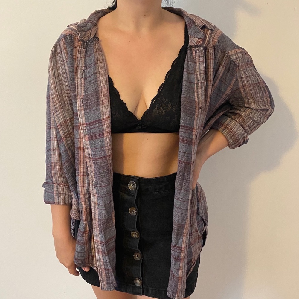 BDG Flowy Plaid